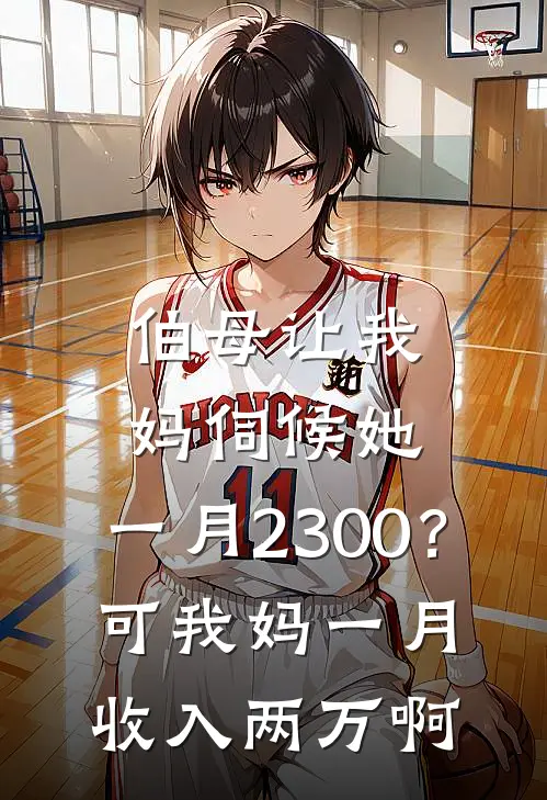 伯母让我妈伺候她，一月2300？可我妈一月收入两万啊