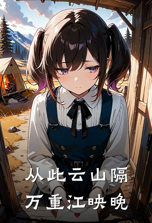从此云山隔万重江映晚