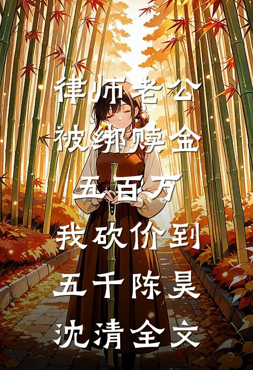 律师老公被绑赎金五百万，我砍价到五千陈昊沈清全文